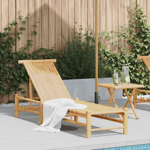 vidaXL Ligbed 55x199x30 cm bamboe, Tuin en Terras, Ligbedden, Nieuw, Verzenden