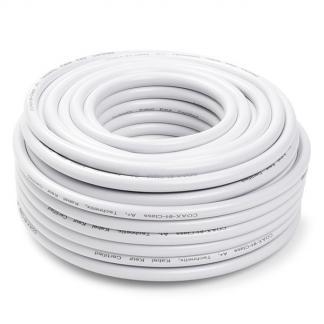 Technetix coax op rol - 20 meter, Computers en Software, Pc- en Netwerkkabels, Nieuw, Verzenden