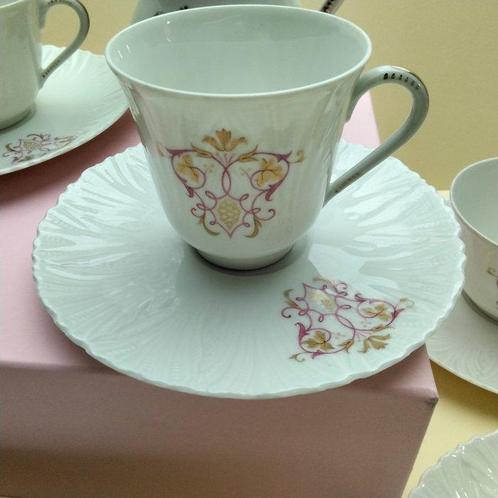Jammet Soignolles - Koffieservies - Porselein, Antiek en Kunst, Antiek | Meubels | Tafels