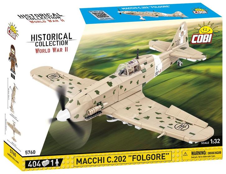 COBI 5760 Macchi C.202 Folgore (Leger bouwsets), Kinderen en Baby's, Speelgoed | Bouwstenen, Nieuw, Verzenden