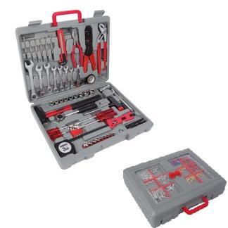 Gereedschapsset | Toolland | 555-delig (Met opbergkoffer), Doe-het-zelf en Verbouw, Gereedschap | Handgereedschap, Nieuw, Verzenden