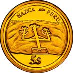 Fiji. Queen Elizabeth II. 5 Dollars 2006 Nazca in Peru,, Postzegels en Munten, Munten | Europa | Niet-Euromunten