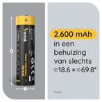 Technik oplaadbare Lithium Batterij - Li-ion - 18650 /, Audio, Tv en Foto, Accu's en Batterijen, Verzenden, Nieuw