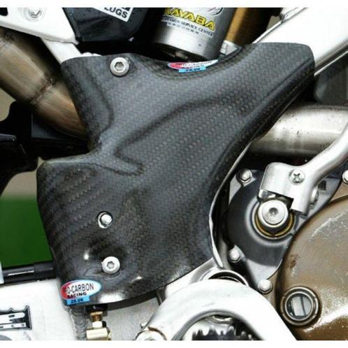 Pro Carbon framebeschermers Kawasaki KX 125 03- & KX 250 03-, Motoren, Onderdelen | Merk-onafhankelijk, Ophalen of Verzenden
