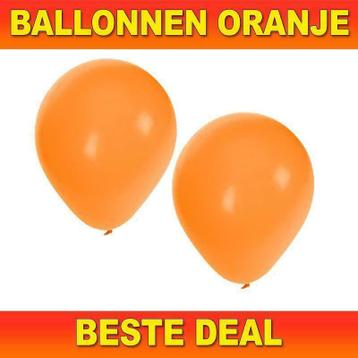 Oranje ballonnen va 1,95 - Ballonnen binnen 24 uur geleverd