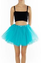 KIMU® Tutu Blauw Tule Rokje XS S 140 146 152 158 164 Oceaan, Kleding | Dames, Carnaval, Nieuw, Ophalen of Verzenden, Kleding