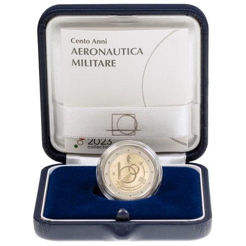 Italië 2 Euro Luchtmacht 2023 Proof, Postzegels en Munten, Munten | Europa | Euromunten, Verzenden