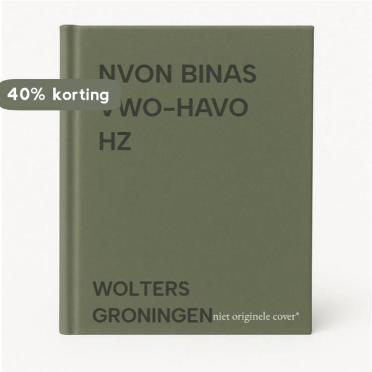 NVON BINAS VWO-HAVO HZ 9789001893514 WOLTERS GRONINGEN, Boeken, Schoolboeken, Gelezen, Verzenden