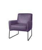 Fauteuil Bach - fauteuils - Paars, Huis en Inrichting, Stoelen, Nieuw, Leer