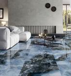 Vloertegel/Wandtegel Blauw 60x120cm (Muurtegels), Doe-het-zelf en Verbouw, Tegels, 60 cm of meer, Nieuw, Ophalen of Verzenden