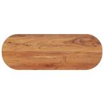 vidaXL Tafelblad ovaal 110x40x3,8 cm massief acaciahout, Huis en Inrichting, Tafels | Eettafels, Verzenden, Nieuw