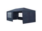 Veiling - Partytent met zijwanden - 3x6 M - Blauw, Tuin en Terras, Nieuw