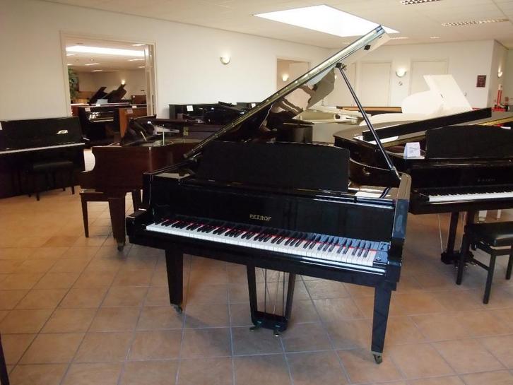 Prachtige Petrof vleugel, 1.90m - ** UITBLINKER **, Muziek en Instrumenten, Piano's, Vleugel, Zwart, Zo goed als nieuw, Hoogglans