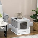 TRUUSK Kattenbak, Kattenbak Met Deksel, Kattenhuis Met Bodem, Dieren en Toebehoren, Katten-accessoires, Verzenden, Nieuw