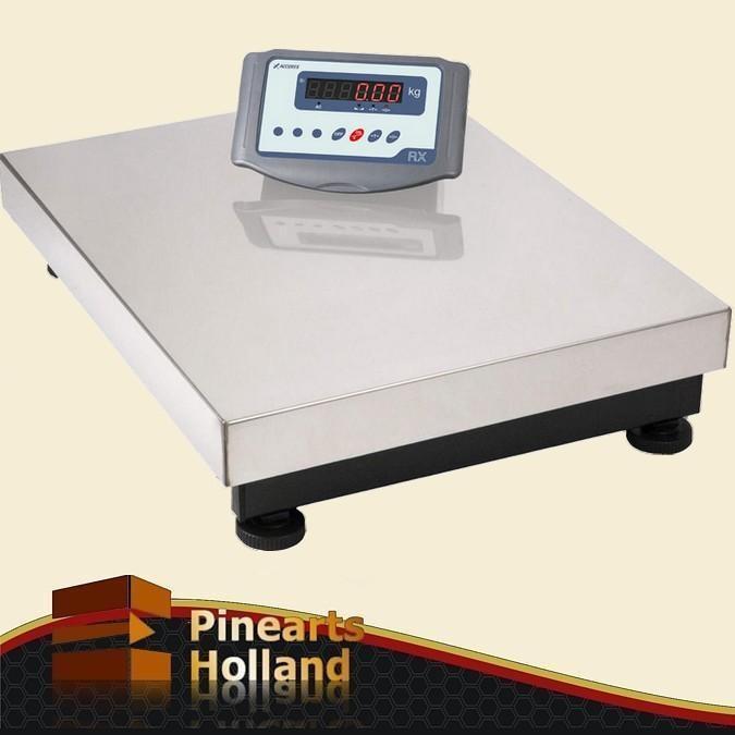 XL Formaat RVS Platformweegschaal Accurex RXT-M (150kg x20g), Witgoed en Apparatuur, Weegschalen, 1 tot 500 gram, 100 kg of meer