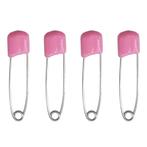 Fako Bijoux - 4 Veiligheidsspelden Met Beschermkap -, Sieraden, Tassen en Uiterlijk, Broches, Verzenden, Nieuw