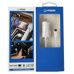 Benson Autolader met Micro USB kabel - 1.2 meter - 12-24V..., Auto diversen, Auto-accessoires, Ophalen of Verzenden, Nieuw