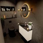 MONDIAZ FOWY toiletmeubel 80cm kleur talc. Waskom positie, Ophalen of Verzenden, Nieuw, Bad