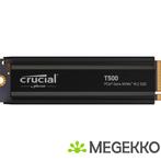 Crucial SSD T500 2TB Heatsink, Computers en Software, Harde schijven, Verzenden, Nieuw, Crucial