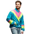 Trainingsjas 90s Retro Dude Blauw Renzo, Kleding | Heren, Carnavalskleding en Feestkleding, Ophalen of Verzenden, Nieuw