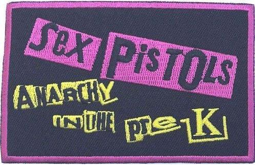 Sex Pistols - Anarchy in the Pre U.K. patch off. merchandise, Verzamelen, Muziek, Artiesten en Beroemdheden, Kleding, Nieuw, Ophalen of Verzenden