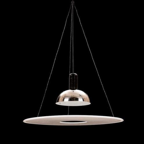 Flos - Achille Castiglioni - Plafondlamp - Frisbi - Staal,, Antiek en Kunst, Antiek | Lampen