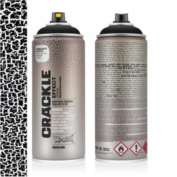 Montana Montana crackle effect 400 ml, zwart, ec9017, Doe-het-zelf en Verbouw, Verf, Beits en Lak, Nieuw, Verzenden