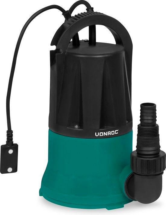 2dekans | VONROC Dompelpomp – Vlakzuigend & Sensor – 6000, Doe-het-zelf en Verbouw, Gereedschap | Overige machines, Zo goed als nieuw