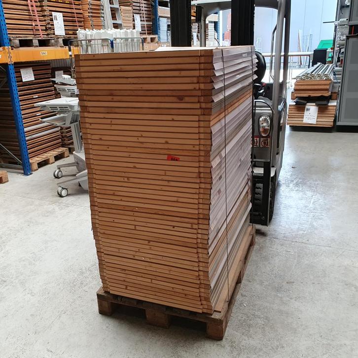 Bruynzeel sandwich / hardboard houten schappen / planken / l, Zakelijke goederen, Kantoor en Winkelinrichting | Magazijn, Stelling en Opslag