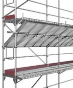 Tijdelijke tussenkap 2.57 x 1.40, Zakelijke goederen, Machines en Bouw | Liften, Steigers en Ladders