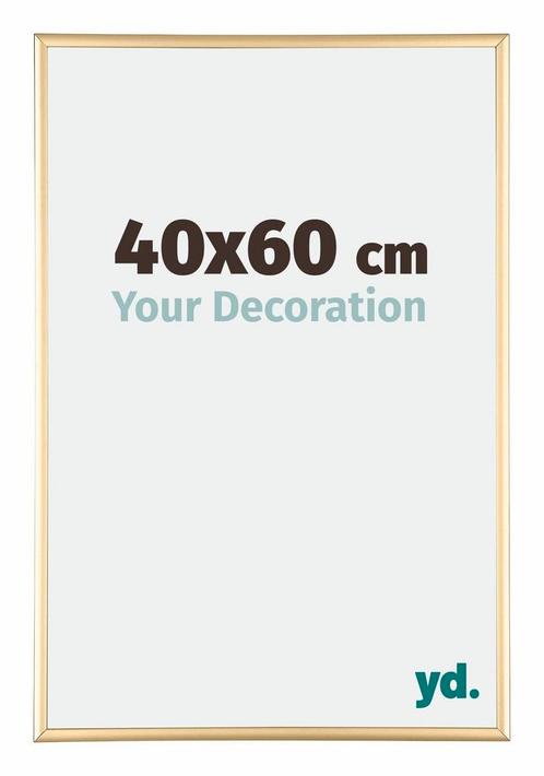Fotolijst 40x60 cm - Goud - Aluminium - Kent, Huis en Inrichting, Woonaccessoires | Lijsten, Nieuw, Verzenden
