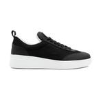 Groovies Oporto Zwarte leer Mesh Danssneakers, Verzenden, Nieuw