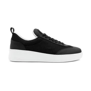 Groovies Oporto Zwarte leer Mesh Danssneakers beschikbaar voor biedingen