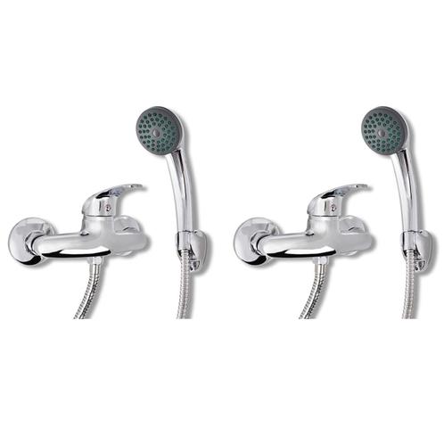 vidaXL Douche mengkraan 2 st, Doe-het-zelf en Verbouw, Sanitair, Nieuw, Verzenden