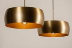 Rietveld Hanglampen - Goud - Metaal, Aluminium, Huis en Inrichting, Lampen | Hanglampen, Verzenden, Nieuw