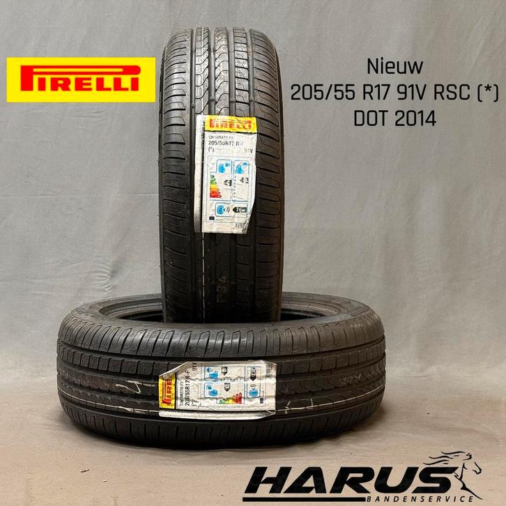 205/55/17 91V * Pirelli zomerbanden nieuw 2X GRATIS MONTAGE, Auto-onderdelen, Banden en Velgen, 17 inch, Erkend duurzaam, Zomerbanden