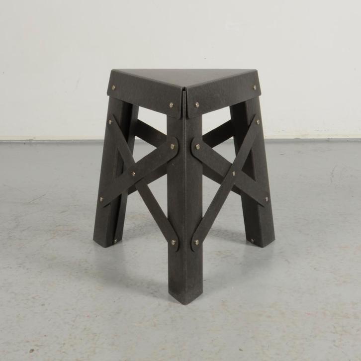 Design kruk RS Barcelona EIFEL PAPER - Antraciet, Huis en Inrichting, Bureaustoelen, Ophalen of Verzenden