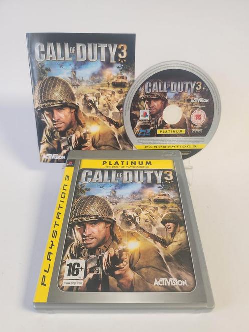 Call of Duty 3 Platinum Playstation 3, Spelcomputers en Games, Games | Sony PlayStation 3, Ophalen of Verzenden