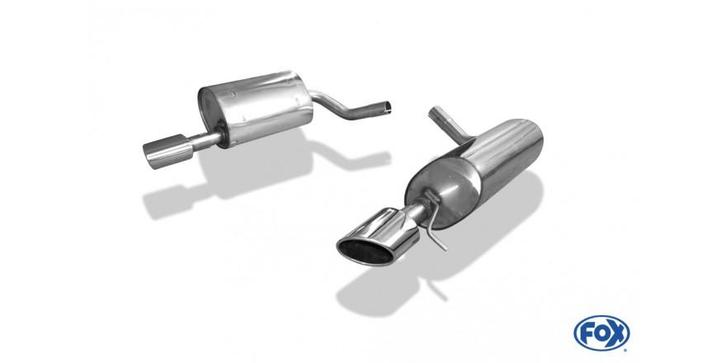 FOX Jaguar S-Type type CCX einddemper rechts/links - 115x85, Auto-onderdelen, Uitlaatsystemen, Nieuw, Verzenden