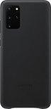 Samsung Leather Hoesje - Samsung Galaxy S20 Plus - Zwart, Telecommunicatie, Mobiele telefoons | Hoesjes en Frontjes | Overige merken