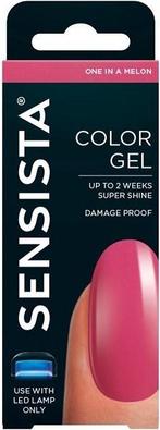 SENSISTA ONE IN A MELON COLOR GEL GELLAK NAGELLAK POTJE 7,.., Nieuw, Verzenden