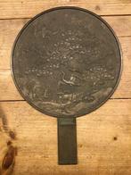 Afbeelding van kraanvogels, kuikens, een schildpad een, Antiek en Kunst