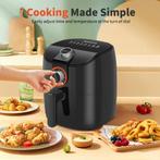 Airfryer - heteluchtfriteuse - 4L - 1500W - Zwart, Witgoed en Apparatuur, Verzenden, Nieuw
