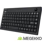 Adesso EasyTrack 310 Mini Trackball toetsenbord Zwart, Computers en Software, Toetsenborden, Verzenden, Nieuw, Adesso