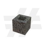 Schanskorf bloembak – 0.45m x 0.45m x 0.45m wanddikte 12cm, Tuin en Terras, Bloembakken en Plantenbakken, Minder dan 60 cm, Vierkant