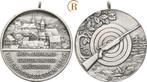 Verzilverte brons medaille Schuetzenmedaille 1958 Unterde..., Verzenden