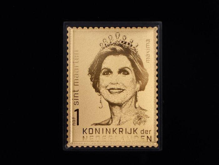 Nederland - Gouden Postzegel - Koningin Máxima, Postzegels en Munten, Postzegels | Nederland