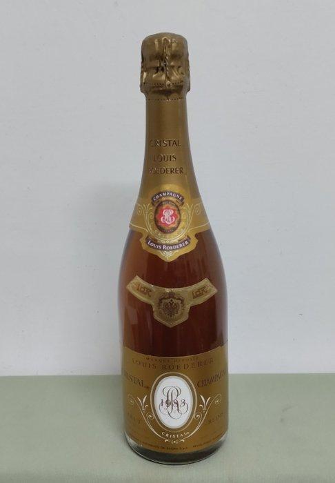 1983 Louis Roederer, Cristal - Reims Brut - 1 Fles (0,75, Verzamelen, Wijnen