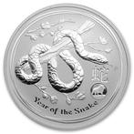 Australië. 2013 1 oz $1 AUD Silver Lunar Year of the Snake