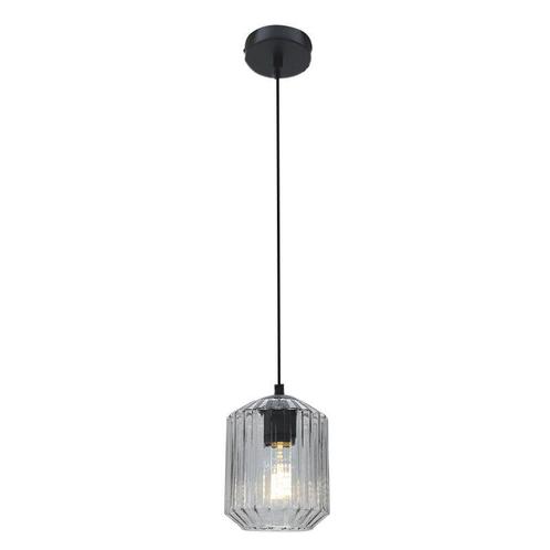 Retro hanglamp transparant, Jisca, Huis en Inrichting, Lampen | Hanglampen, Nieuw, Stof, 75 cm of meer, Ophalen of Verzenden